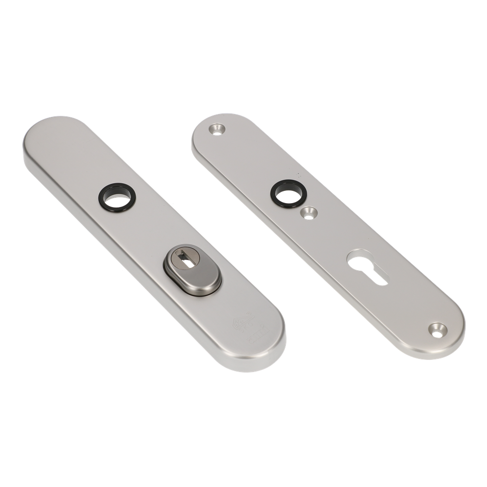 AMI Veiligheidsbeslag 250/50/15 Buiten Kt 72 en Binnen Profielcilinder 72 F1 Deurdikte 53/57 Mm - 656142